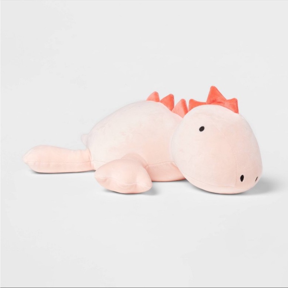 Dinosaur Weighted Plush Kids’ Throw Pillow Purple - Pillowfort